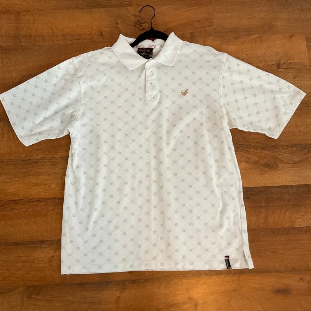 South Pole Y2K White Short Sleeve Mens Classic Polo Shirt‎ Size L